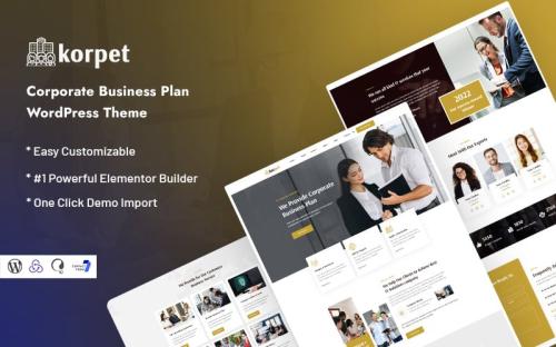 Korpret - Corporate Business Plan WordPress Theme theme free