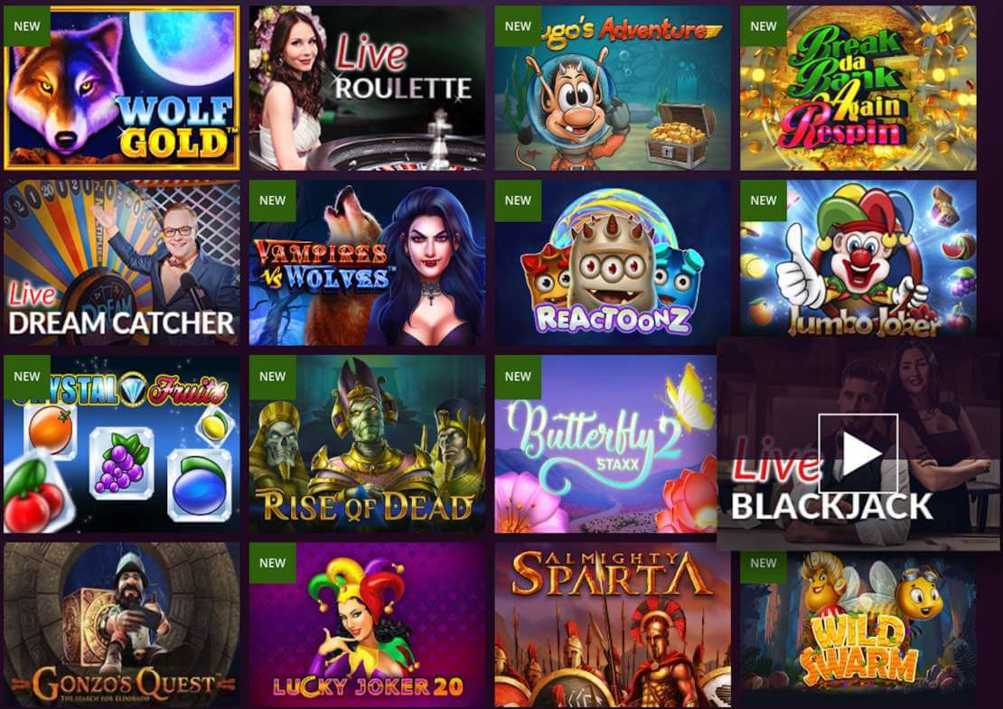 Revue du site du casino Malina 2025